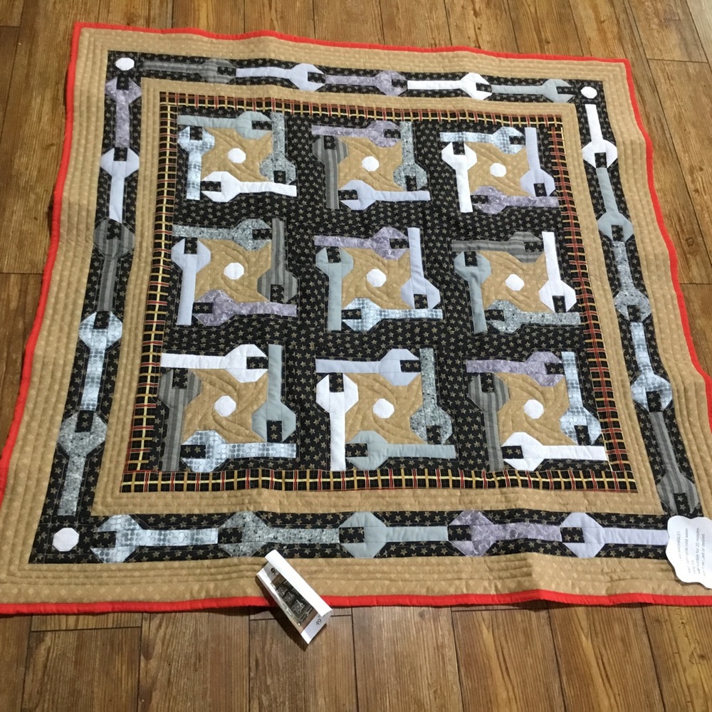 Wrench Tool Lap Quilt